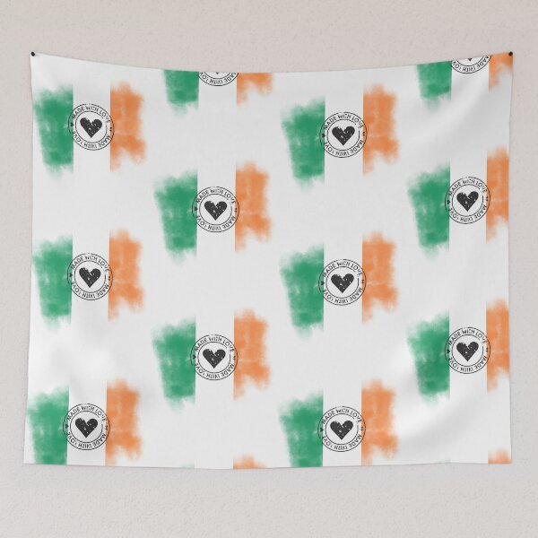Item preview, Ireland Flag Paint Style | Made With Love Irish Design designed and sold by EmmaEddyStore.
