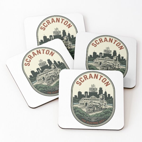 Item preview, Retro Scranton Electric City Pennsylvania Steam Train designed and sold by k3rstman1.