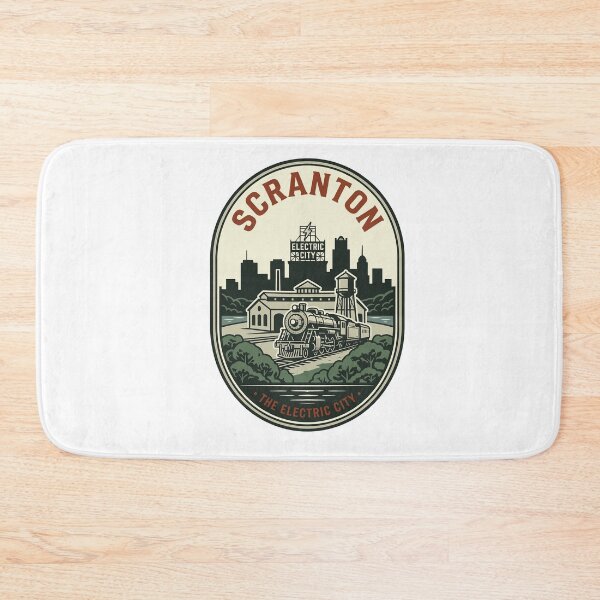 Item preview, Retro Scranton Electric City Pennsylvania Steam Train designed and sold by k3rstman1.