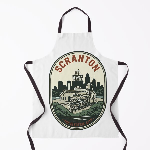 Item preview, Retro Scranton Electric City Pennsylvania Steam Train designed and sold by k3rstman1.