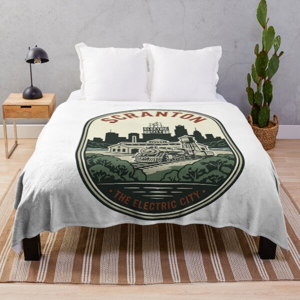 Item preview, Retro Scranton Electric City Pennsylvania Steam Train designed and sold by k3rstman1.