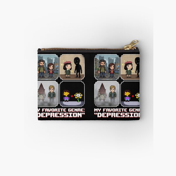 Item preview, My Favorite Genre is Depression – Little Misfortune Silent Hill Undertale Crossover designed and sold by Senpaiwaves.