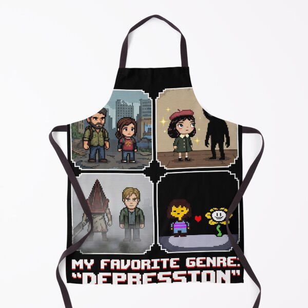 Item preview, My Favorite Genre is Depression – Little Misfortune Silent Hill Undertale Crossover designed and sold by Senpaiwaves.