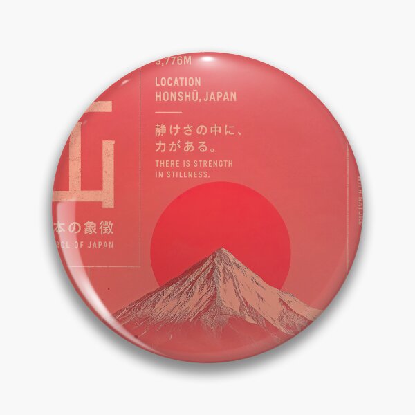 Item preview, Mount Fuji with typographic elements designed and sold by paulrommer.