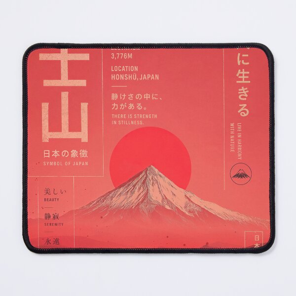 Item preview, Mount Fuji with typographic elements designed and sold by paulrommer.