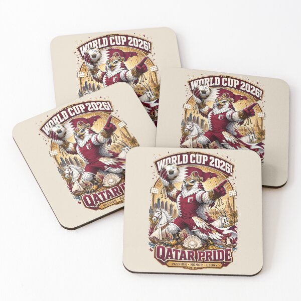Item preview, Qatar Pride Falcon World Cup 2026 designed and sold by Retro Arabica.