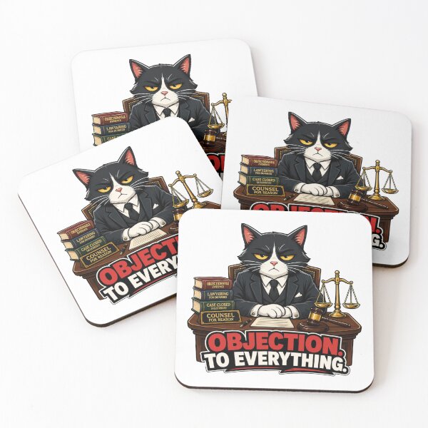 Item preview, Funny Lawyer Gift Cat Legal Humor Law Student Gift designed and sold by Gentlestate.