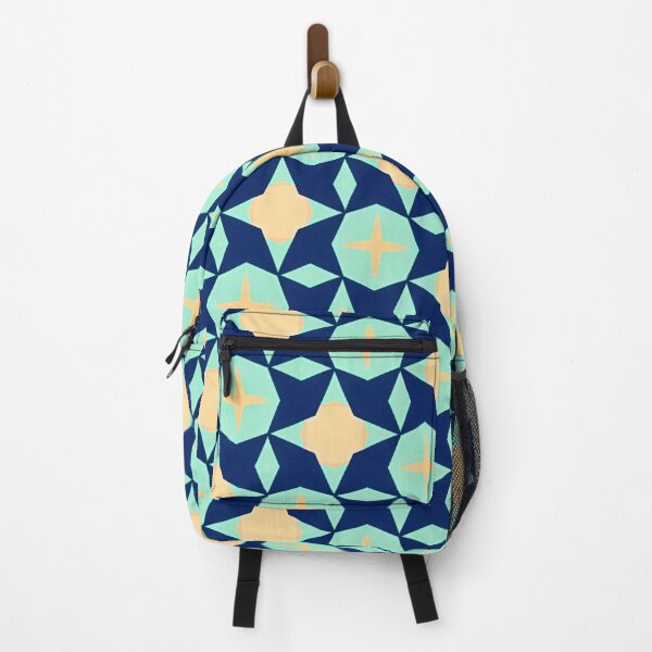 Item preview, Nordic Star Tile – Scandinavian Blue, Teal & Cream Pattern designed and sold by Pattern Fusion Creations.