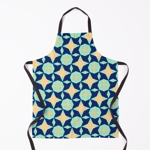 Item preview, Nordic Star Tile – Scandinavian Blue, Teal & Cream Pattern designed and sold by Pattern Fusion Creations.