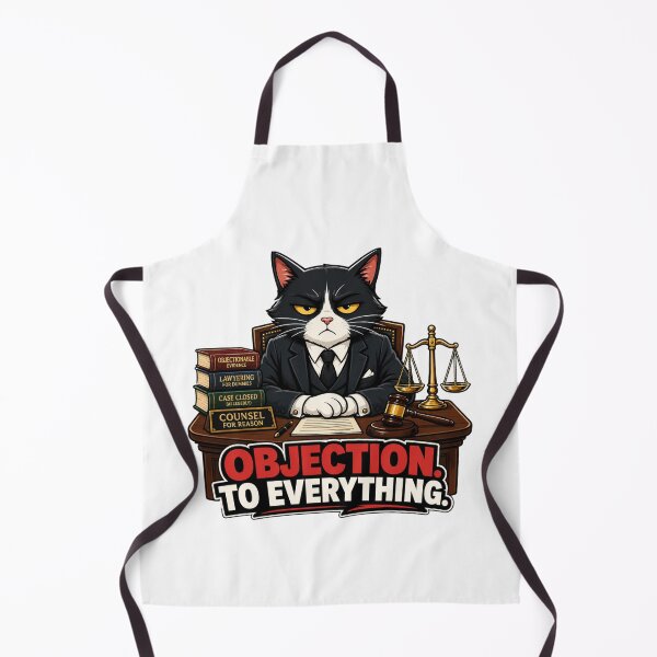 Item preview, Funny Lawyer Gift Cat Legal Humor Law Student Gift designed and sold by Gentlestate.