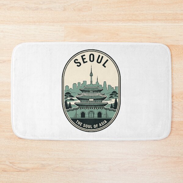 Artikelvorschau, Vintage-Abzeichen für ein Wahrzeichen von Seoul, Südkorea entworfen und verkauft von k3rstman1.