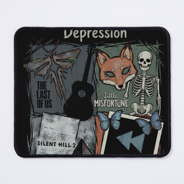 Item preview, Depression Core Misfortune – Silent Hill Fog & Undertale Souls Dark Art designed and sold by Senpaiwaves.
