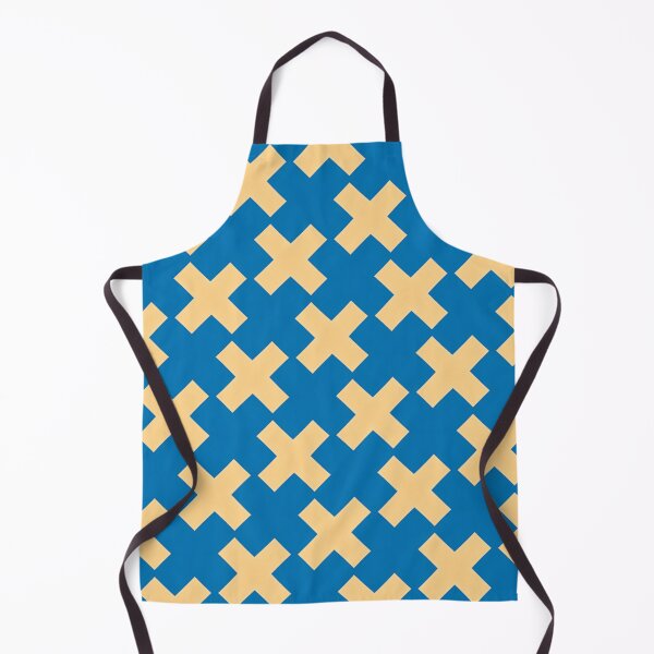 Item preview, Nordic Cross Grid – Scandinavian Blue & Cream Geometric Pattern designed and sold by Pattern Fusion Creations.