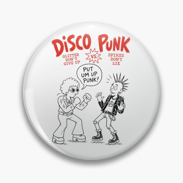 Item preview, Disco vs Punk designed and sold by LittlePicklePrints.