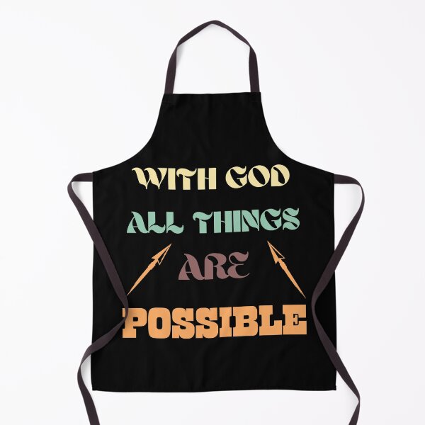 Item preview, WITH GOD ALL THINGS ARE POSSIBLE designed and sold by Dimamzo12.