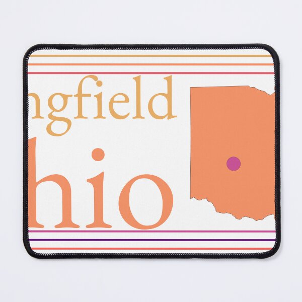 Item preview, Springfield Ohio City Marked On Map designed and sold by TheIconSmith.