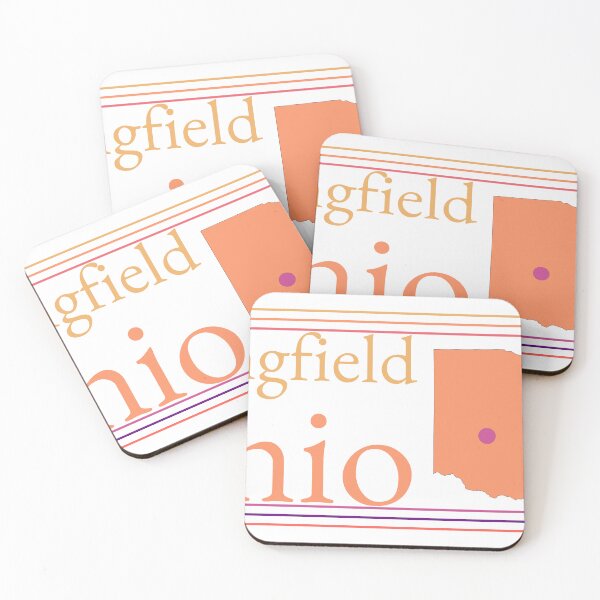 Item preview, Springfield Ohio City Marked On Map designed and sold by TheIconSmith.