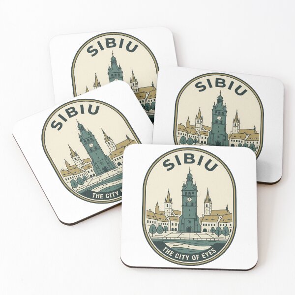 Item preview, Sibiu Romania The City of Eyes Travel Badge designed and sold by k3rstman1.