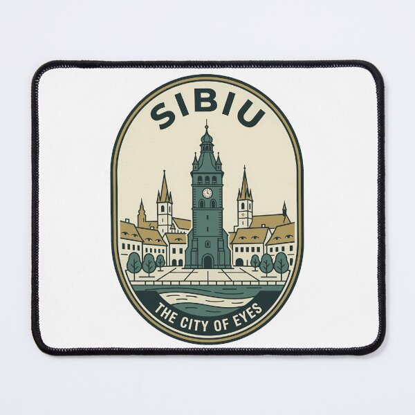 Item preview, Sibiu Romania The City of Eyes Travel Badge designed and sold by k3rstman1.