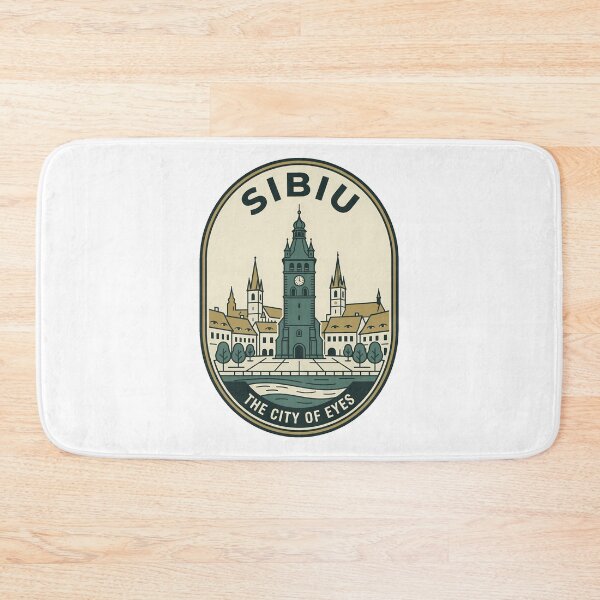 Item preview, Sibiu Romania The City of Eyes Travel Badge designed and sold by k3rstman1.