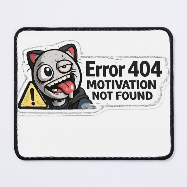 Item preview, Error 404 Motivation Not Found | Funny PETER Meme Sticker designed and sold by qemaldariu.