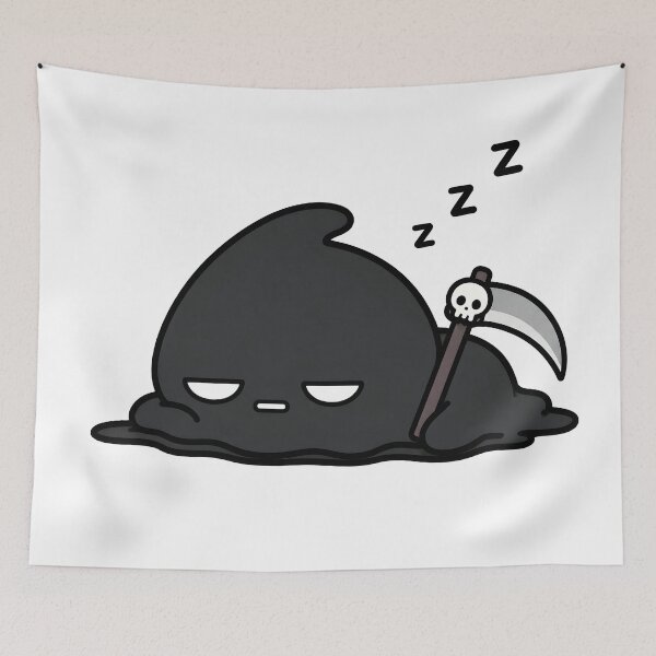 Item preview, Sleepy Grim Reaper Ghost designed and sold by smktheduck.