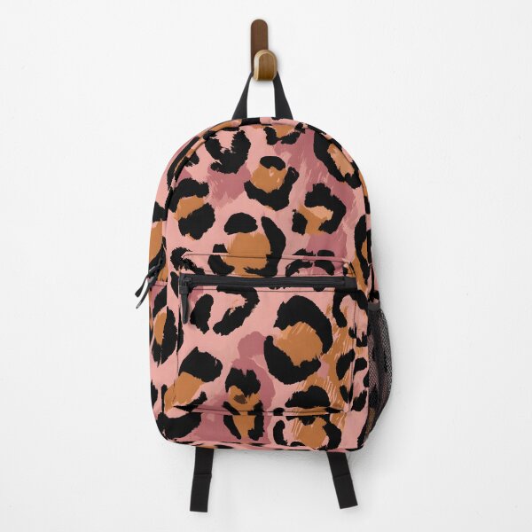 Item preview, Black Pink Leopard Wild Animal Pattern designed and sold by GrinGalore.