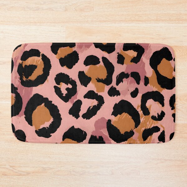Item preview, Black Pink Leopard Wild Animal Pattern designed and sold by GrinGalore.