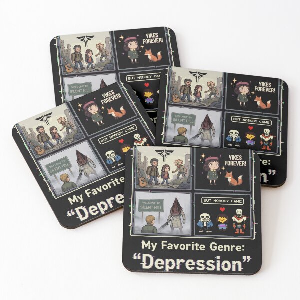 Item preview, My Favorite Genre is Depression Eternal Happiness Hunt designed and sold by Senpaiwaves.
