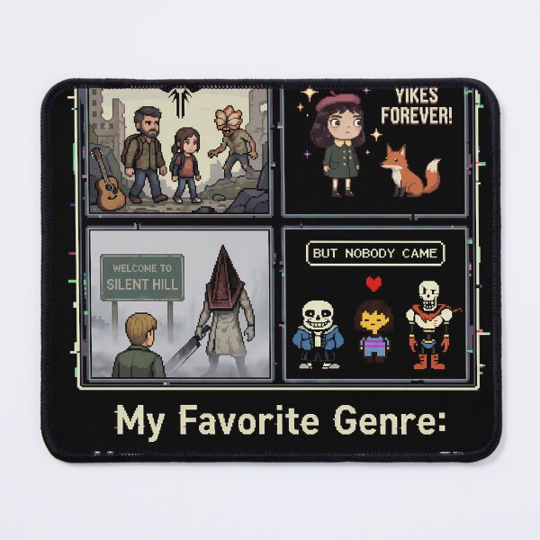 Item preview, My Favorite Genre is Depression Eternal Happiness Hunt designed and sold by Senpaiwaves.