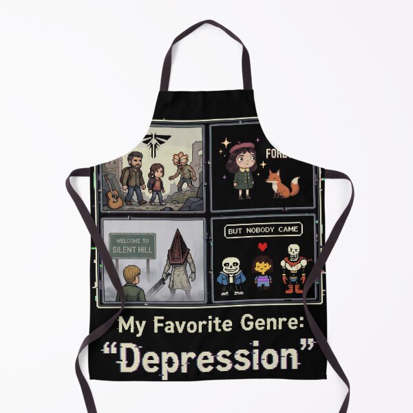 Item preview, My Favorite Genre is Depression Eternal Happiness Hunt designed and sold by Senpaiwaves.