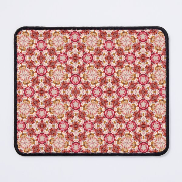 Item preview, Crimson Bloom Mosaic – Ornamental Seamless Pattern designed and sold by Pattern Fusion Creations.