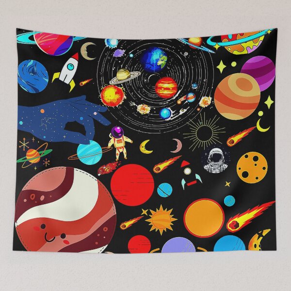 Item preview, Colorful outer galaxy pattern Art designed and sold by FahdSpaceArt.