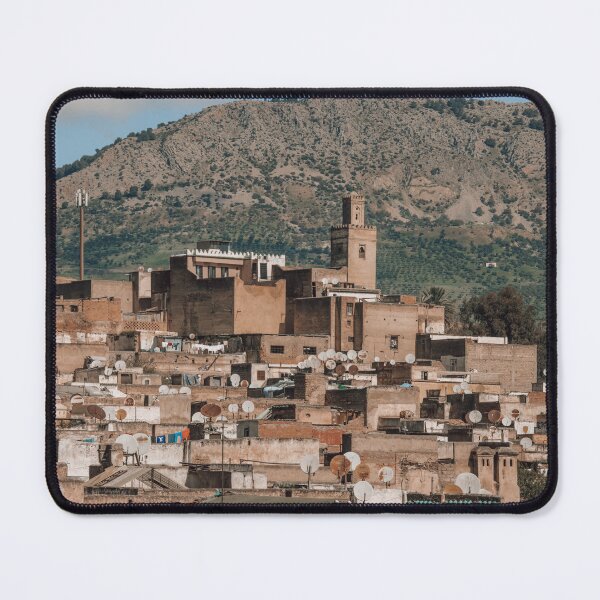 Item preview, Fez Medina Rooftops and Mountains Morocco designed and sold by Two-Tickets-To.