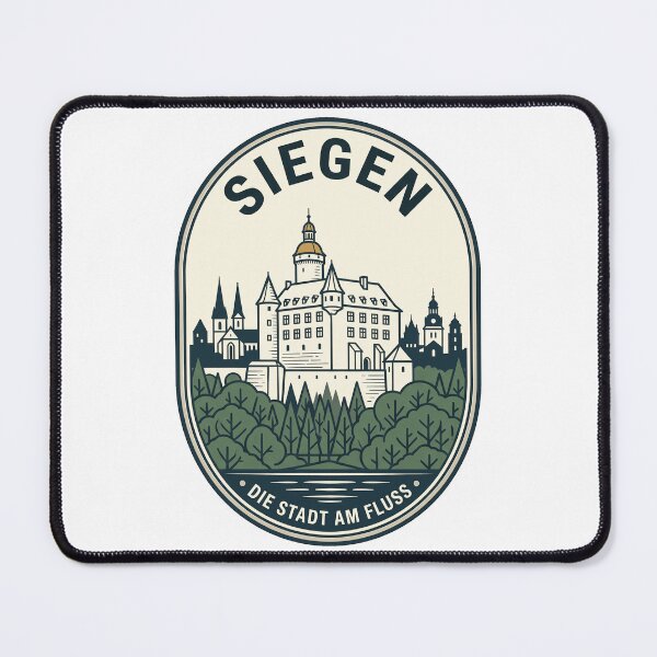 Artikelvorschau, Vintage Siegen Germany City On The River Badge entworfen und verkauft von k3rstman1.