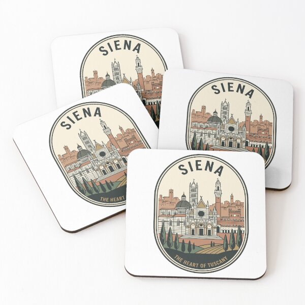 Item preview, Vintage Siena Italy Travel Badge Heart of Tuscany designed and sold by k3rstman1.