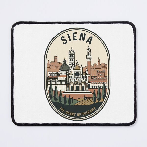 Item preview, Vintage Siena Italy Travel Badge Heart of Tuscany designed and sold by k3rstman1.