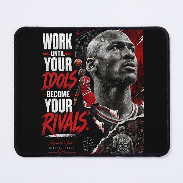 Item preview, Michael Jordan Rivals Motivation Poster designed and sold by ArtByRahim.