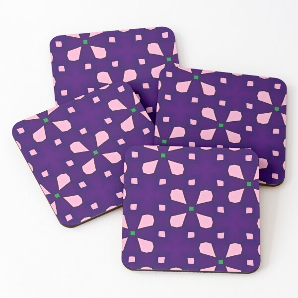 Item preview, Violet Vibe – Fun Flower Tile designed and sold by Pattern Fusion Creations.