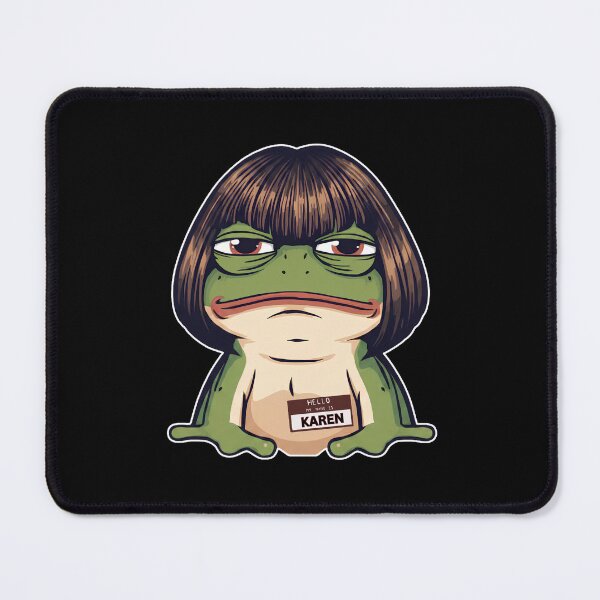 Item preview, Funny Frog Bob Haircut Meme designed and sold by tellia-kallisto.