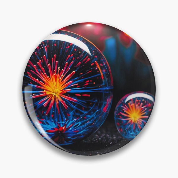 Item preview, Celestial Bloom Glass Orbs – Dreamy Floral designed and sold by IMuDesigner.