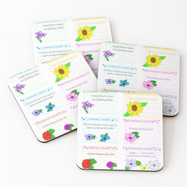 Item preview, Floral cards designed and sold by Sleekfox02356.
