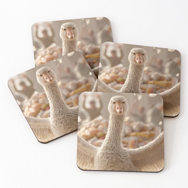 Item preview, Office Snack Goose | Funny Goose Guarding Break Room Snacks designed and sold by MustBeDesigns.