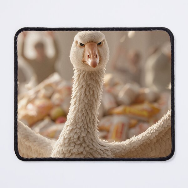 Item preview, Office Snack Goose | Funny Goose Guarding Break Room Snacks designed and sold by MustBeDesigns.
