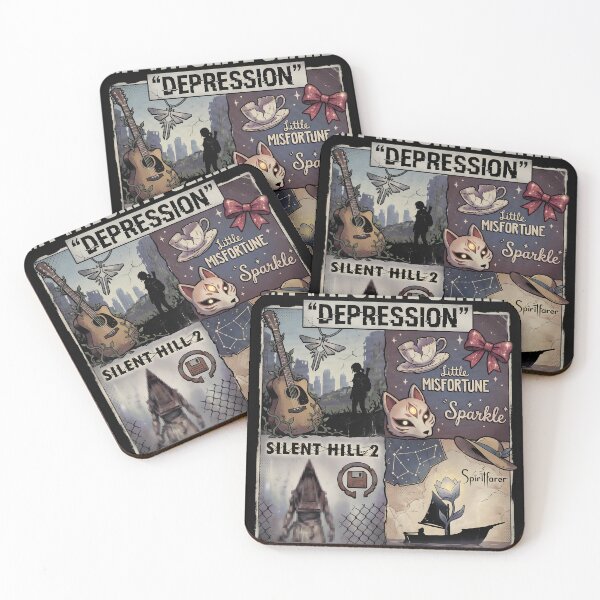Item preview, My Favorite Genre is Depression Cute Horror Crossover designed and sold by Senpaiwaves.