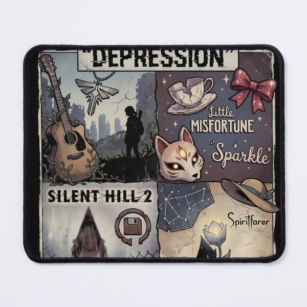 Item preview, My Favorite Genre is Depression Cute Horror Crossover designed and sold by Senpaiwaves.