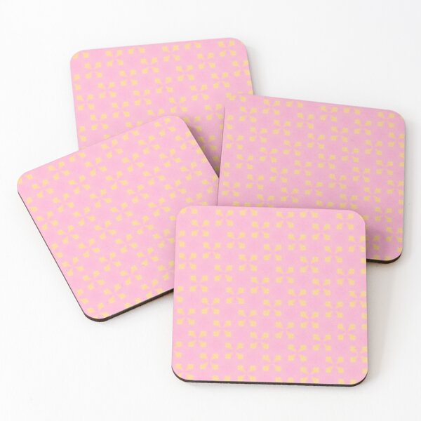 Item preview, Petal Pop – Pink & Gold Seamless Geometric Pattern designed and sold by Pattern Fusion Creations.