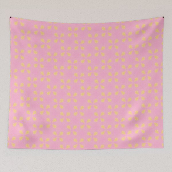 Item preview, Petal Pop – Pink & Gold Seamless Geometric Pattern designed and sold by Pattern Fusion Creations.