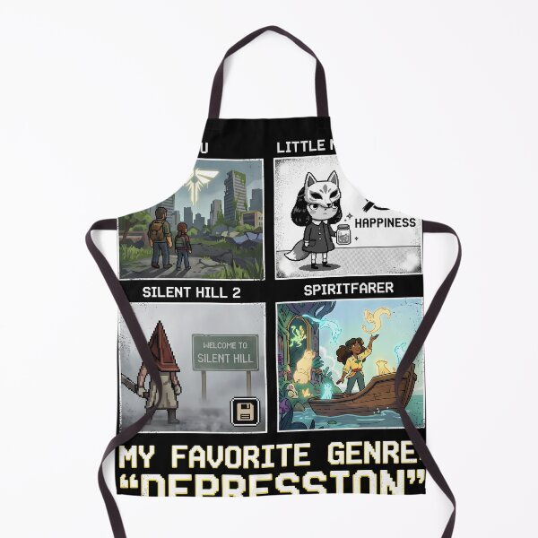 Item preview, Depression Playlist Silent Hill x Undertale x Little Misfortune designed and sold by Senpaiwaves.