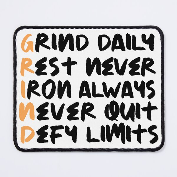 Item preview, GRIND Acronym Motivational Typography Streetwear Hustle Culture Graphic designed and sold by DesignArtist.ia.